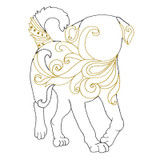 Dog Linework 4