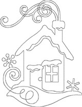 Winter Home Motif Single Run