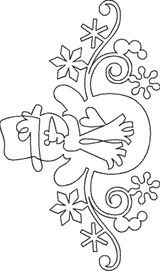 Snowman Motif 1 Triple Run