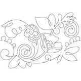 Floral Quilting Pantagraph 1 Single Run