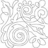 Floral Quilting Pantagraph 4 Single Run