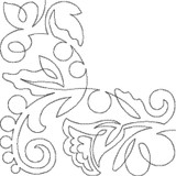 Floral Quilting Corner Single Run