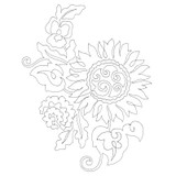 Floral Quilting Motif 1 Single Run | 12855-03