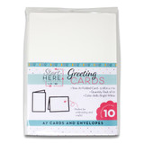 Blank Greeting Cards & Envelopes Size A7 10pk