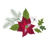 Poinsettia Wreath | 12836-12