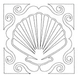 Quilting Seashell Block Single Run