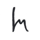 Penned Lowercase m