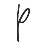 Penned Lowercase p