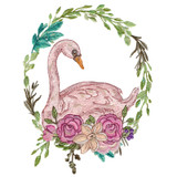 Swan Wreath