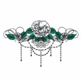 Anemone Mandala Border