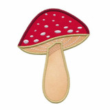Toadstool Gnome Applique