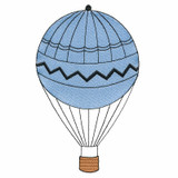 Blue Hot Air Balloon