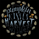 Pumpkin Kisses Harvest Wishes