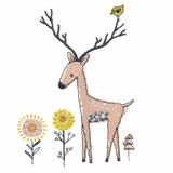Whimsical Deer 2