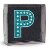 Freestanding Lighted Letter P