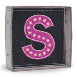 Freestanding Lighted Letter S