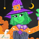 Freestanding Witchy Wall Hanger