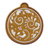 Gingerbread Ornament Applique