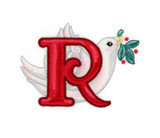 Holiday Monogram R