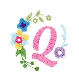 Mini Monogram Q