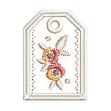 Floral Teacup Tag FSA