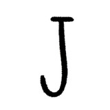 Hailey's Uppercase J