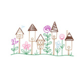 Birdhouse Border