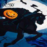 Headless Horseman Tiling Scene