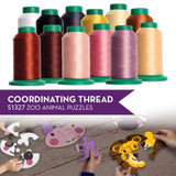 Zoo Animal Puzzles 51327 - Coordinating Thread