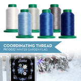 Winter Garden Flag PK10032 - Coordinating Thread