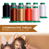 Go Wild Animal Ears PK10052 - Coordinating Thread