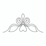 Fleur De Lis Triangle | LA80262-06