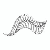 Leaf Feather Pantograph | LA80210-06