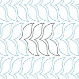 Leaf Feather Straight Border | LA80210-07 Leaf Feather Straight Border | LA80210-07