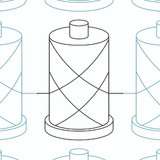 Sewing 2 Straight Border | LA80253-10