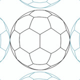 Soccer Straight Border | LA80240-08