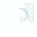 Traditional Feathers 2 Corner | LA80258-03