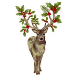 Winter in the Pines Deer 3