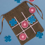 Tic-Tac-Toe Drawstring Bag