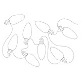 Holiday Baubles Pantograph 1