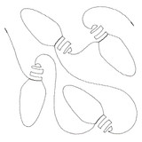 Holiday Baubles Pantograph 2