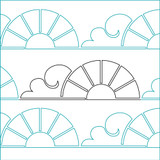 Sunshine Quilting Border | LAPK10062-04