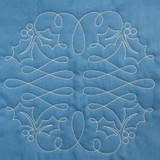 Ribbon Holly Block 2 | LAPK10082-06 Ribbon Holly Block 2 | LAPK10082-06