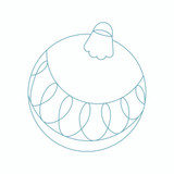 Holiday Baubles Motif 1