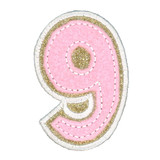 Collegiate Applique Alphabet 9