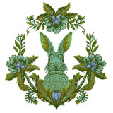 Full Moon Forest Bunny 1