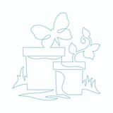 Garden Butterfly Block