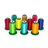 Exquisite Polyester 10 Color Thread Kit - Summer