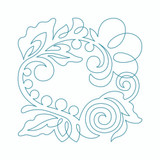 Floral Quilting Square 8