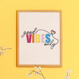 Jumbo Good Vibes Only Applique